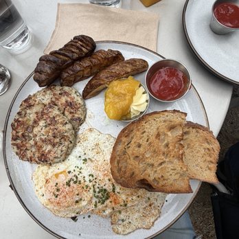 Eller Bakery - Two Egg Breakfast with Chicken Sausage - Bakeries Near Me - Costa Mesa, California Eller Bakery - Two Egg Breakfast with Chicken Sausage - Bakeries Near Me - Costa Mesa, California