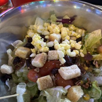 Rooster's Roadhouse - Chopped salad without blue cheese - Barbeque Near Me - Denton, Texas