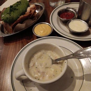 Woodhouse Fish - Claim chowder & shrimp-avacado melt both fantastic. - Seafood Near Me - San Francisco, California Woodhouse Fish - Claim chowder & shrimp-avacado melt both fantastic. - Seafood Near Me - San Francisco, California