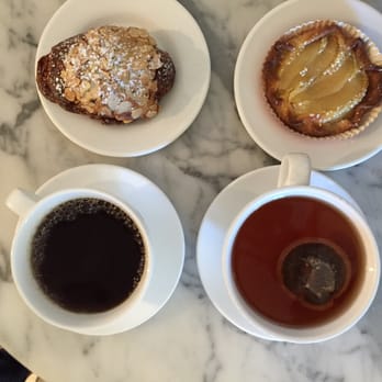 Belle Epicurean Bakery & Catering - Almond croissant, pear tart, drip coffee, ginger peach black tea. - Bakeries Near Me - Seattle, Washington Belle Epicurean Bakery & Catering - Almond croissant, pear tart, drip coffee, ginger peach black tea. - Bakeries Near Me - Seattle, Washington