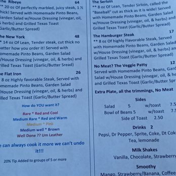 Mexican Hat Lodge - Menu items - Steakhouses Near Me - Mexican Hat, Utah