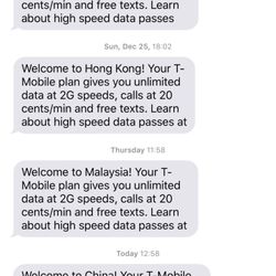 T-Mobile - Free unlimited data in 140+ countries...can't beat that!