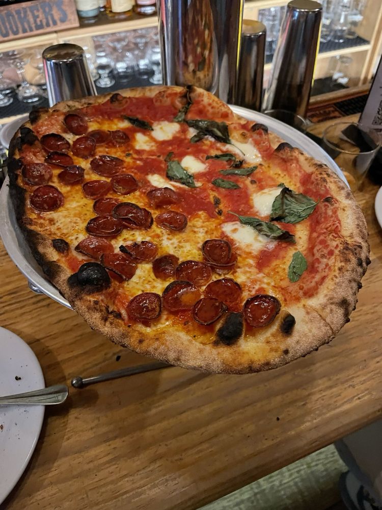 Food from Krust Pizza & Bourbon Bar