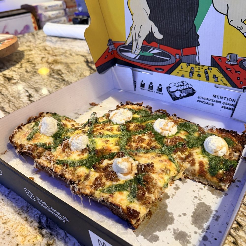 Sam’s Square Pie - High Plains Drifter Pizza - Pizza Near Me - Indianapolis, Indiana Sam’s Square Pie - High Plains Drifter Pizza - Pizza Near Me - Indianapolis, Indiana