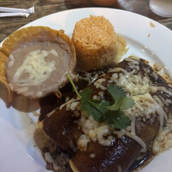 Los Mariachis - Fairburn - Beef enchiladas, beans and rice. - Mexican Near Me - Fairburn, Georgia Los Mariachis - Fairburn - Beef enchiladas, beans and rice. - Mexican Near Me - Fairburn, Georgia