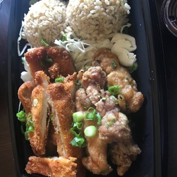 Loco Ono - Garlic Chicken & chicken katsu w/brown rice - Hawaiian Near Me - Sparks, Nevada Loco Ono - Garlic Chicken & chicken katsu w/brown rice - Hawaiian Near Me - Sparks, Nevada