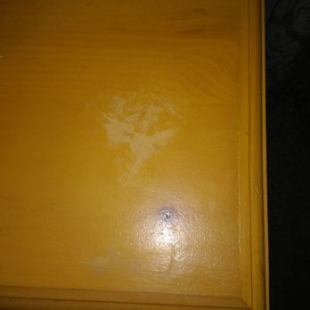 WindowFits - Damaged nightstand from workman placing a solvent soaked rag on my furniture. - Windows Installation Near Me - Murrieta, California WindowFits - Damaged nightstand from workman placing a solvent soaked rag on my furniture. - Windows Installation Near Me - Murrieta, California