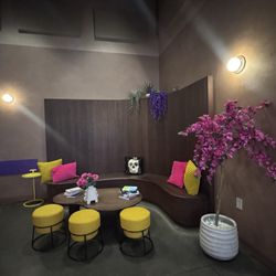 Photo op sitting area