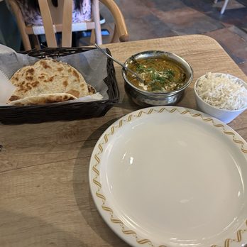 Adda - Baingan saraf main dish with rice and paratha - Indian Near Me - West Lafayette, Indiana Adda - Baingan saraf main dish with rice and paratha - Indian Near Me - West Lafayette, Indiana