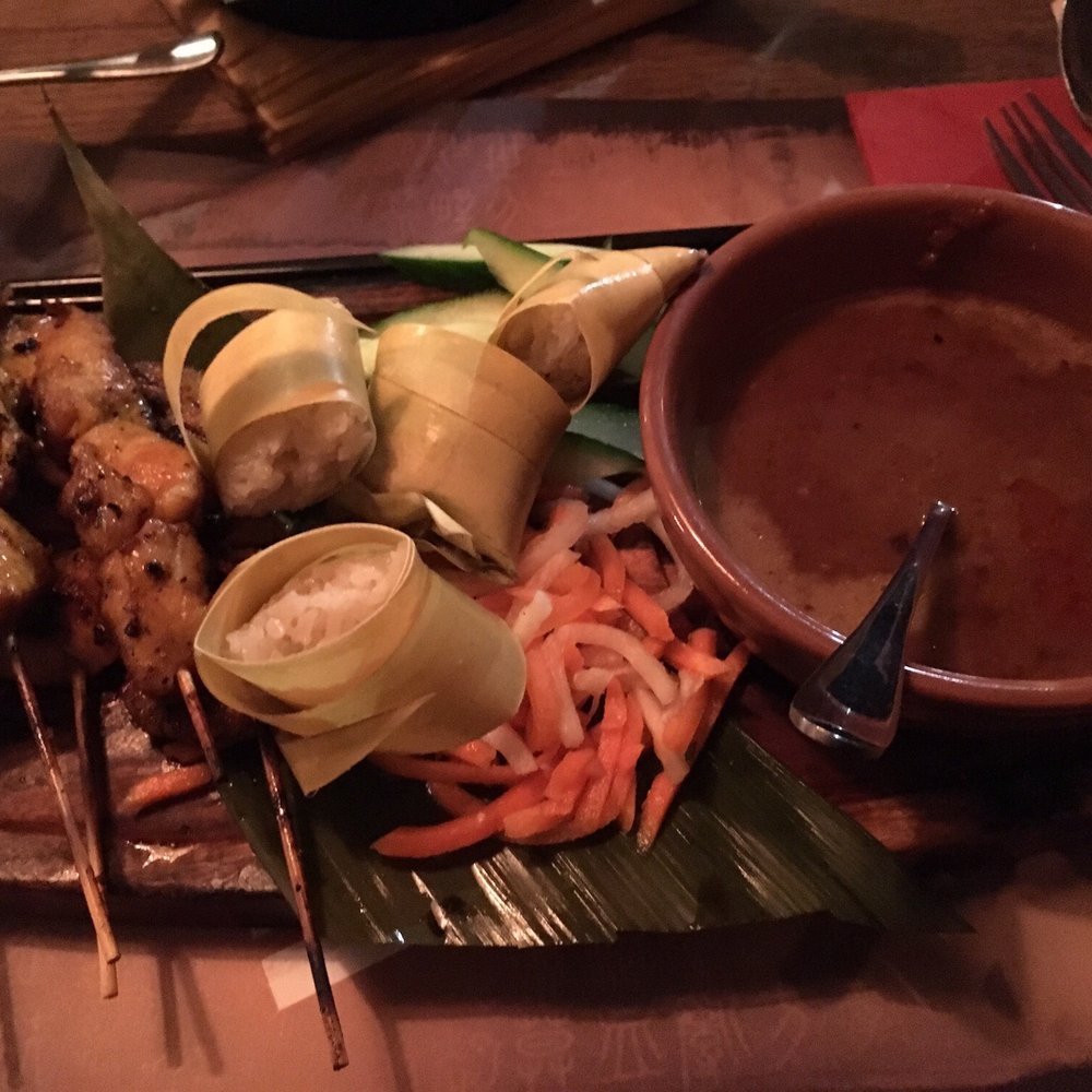 Chicken dumplings, followed by Kajang Grilled Satay (pictured). Everything was delicious.