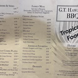 China Chef - The "new" menu