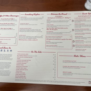 Ruby Slipper Mobile - Menu - Breakfast & Brunch Near Me - Mobile, Alabama