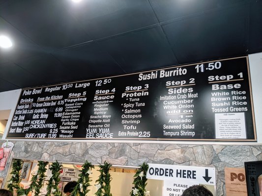 Menu photo 2 Poke Heaven Las Vegas, NV