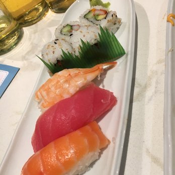 Teppan Edo - Sashimi sampler. Japanese don't do raw salmon. And shrimp and vegetable rolls are not sashimi. Fake wasabi too. - Japanese Near Me - Lake Buena Vista, Florida Teppan Edo - Sashimi sampler. Japanese don't do raw salmon. And shrimp and vegetable rolls are not sashimi. Fake wasabi too. - Japanese Near Me - Lake Buena Vista, Florida