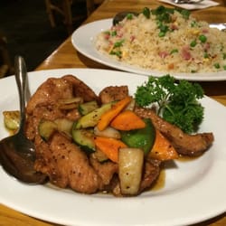 Bargara Asian Cuisine - Honey pepper pork chops and fried rice
