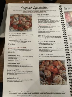 Menu photo 5 Spumoni's Pawtucket, RI