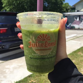 JuiceLand - Peachy Green - Juice Bars & Smoothies Near Me - Houston, Texas JuiceLand - Peachy Green - Juice Bars & Smoothies Near Me - Houston, Texas