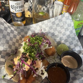 Mariscos Los Mochis - Two shrimp tacos y Corona - Seafood Near Me - Burien, Washington Mariscos Los Mochis - Two shrimp tacos y Corona - Seafood Near Me - Burien, Washington