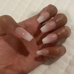 Another beautiful coffin set with ombré by Jimmy. Another beautiful coffin set with ombré by Jimmy.