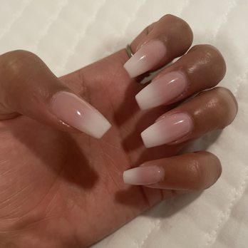 Pro Nails & Spa - Another beautiful coffin set with ombré by Jimmy. - Nail Salons Near Me - Flemington, New Jersey Pro Nails & Spa - Another beautiful coffin set with ombré by Jimmy. - Nail Salons Near Me - Flemington, New Jersey