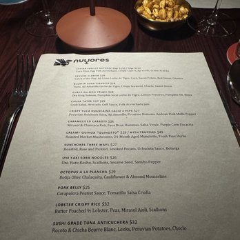 Nuyores - Menu - Peruvian Near Me - New York, New York Nuyores - Menu - Peruvian Near Me - New York, New York
