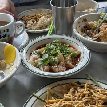 Liu’s Cafe - Spicy wontons have szechuan flavor. Not bad but meh - Cafes Near Me - Los Angeles, California