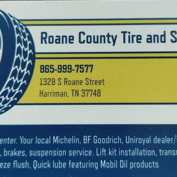 Roane County Tire and service - Tires Near Me - Harriman, Tennessee Roane County Tire and service - Tires Near Me - Harriman, Tennessee