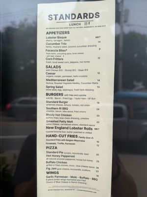 Menu photo 3 Standards Jamestown Jamestown, RI Menu photo 3 Standards Jamestown Jamestown, RI