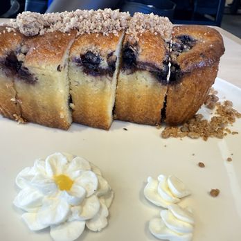 Fine Company - Lemon blueberry streusel loaf - New American Near Me - Las Vegas, Nevada Fine Company - Lemon blueberry streusel loaf - New American Near Me - Las Vegas, Nevada