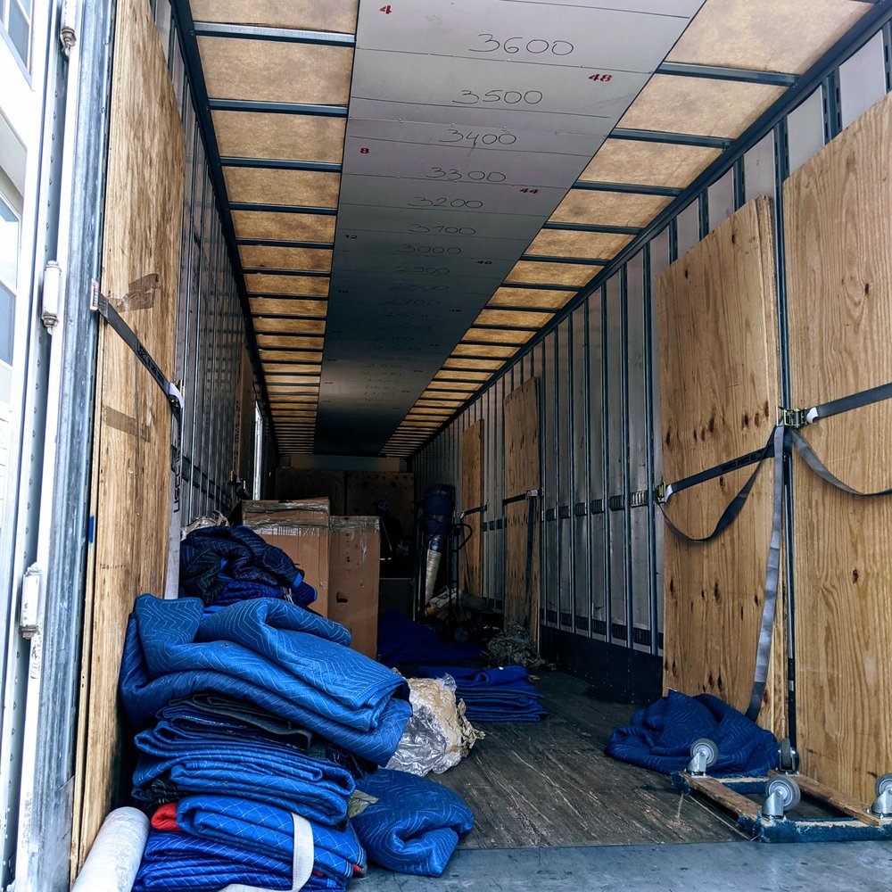 Dumbo Moving & Storage - Inside truck - Movers Near Me - Brooklyn, New York Dumbo Moving & Storage - Inside truck - Movers Near Me - Brooklyn, New York