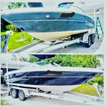 Guidos Power Washing - FULL DETAIL PACKAGE FOR THIS BOAT THAT SAT IN STORAGE FOR TO LONG - Pressure Washers Near Me - Orlando, Florida Guidos Power Washing - FULL DETAIL PACKAGE FOR THIS BOAT THAT SAT IN STORAGE FOR TO LONG - Pressure Washers Near Me - Orlando, Florida