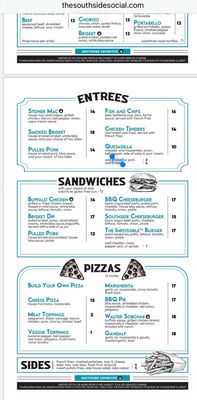 Menu photo 1 Southside Social Chattanooga, TN Menu photo 1 Southside Social Chattanooga, TN