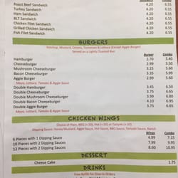 Aggie's Hot Subs - Menu