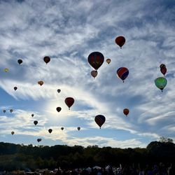 Carolina Balloon Fest - So many colorful balloons