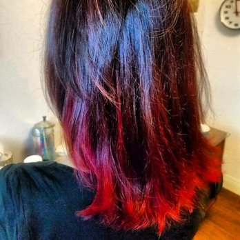 Lodoesmyhair - Dark purple with fiery magenta highlights - Hair Stylists Near Me - Seattle, Washington Lodoesmyhair - Dark purple with fiery magenta highlights - Hair Stylists Near Me - Seattle, Washington