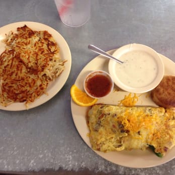 River Oaks Cafe - The Kitchen Sink omelette, fabulous! - Breakfast & Brunch Near Me - Fort Worth, Texas