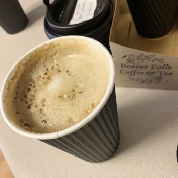 Beaver Falls Coffee and Tea Company - 16oz stevia vanilla latte with almond milk, very yummy! - Coffee & Tea Near Me - Beaver Falls, Pennsylvania Beaver Falls Coffee and Tea Company - 16oz stevia vanilla latte with almond milk, very yummy! - Coffee & Tea Near Me - Beaver Falls, Pennsylvania