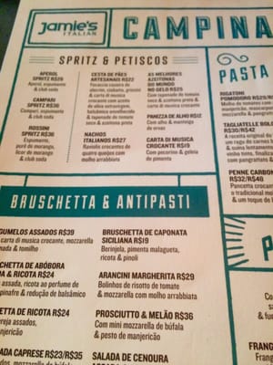 Menu photo 4 Jamie's Italian Campinas, SP