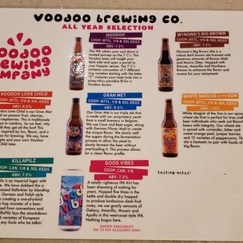 Voodoo Brewery Cleveland - Flagship beers - Breweries Near Me - Cleveland Heights, Ohio