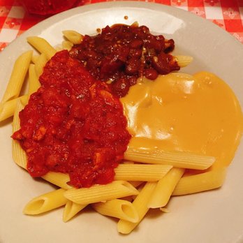 Spaghetti Works - Penne with beer cheese, chili, and red clam. - Italian Near Me - Ralston, Nebraska