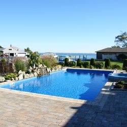 Dunrite Pools - A Classic Rectangular Pool.  Elegant and Stately.