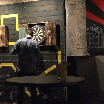 Back Lot - Little bit of darts with friends. - Beer Bar Near Me - Austin, Texas