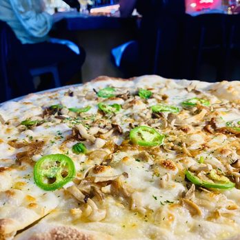 Ospi Venice - Funghi Pizza/We added jalapeños/Dined Inside - Italian Near Me - Venice, California Ospi Venice - Funghi Pizza/We added jalapeños/Dined Inside - Italian Near Me - Venice, California