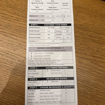 Ramen Danbo - West Vilage - Menu with my order - Ramen Near Me - New York, New York Ramen Danbo - West Vilage - Menu with my order - Ramen Near Me - New York, New York