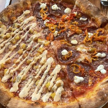 Tribute Pizza - Half Bees(hot honey) and dirty dancing pizza - Pizza Near Me - San Diego, California