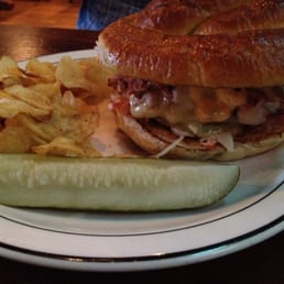 Karls Irish Pastrami Burger