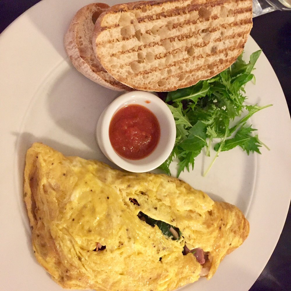 Verve Cafe - Three Egg Omelette with toasted Ciabatta - Coffee & Tea Near Me - Auckland, AUK