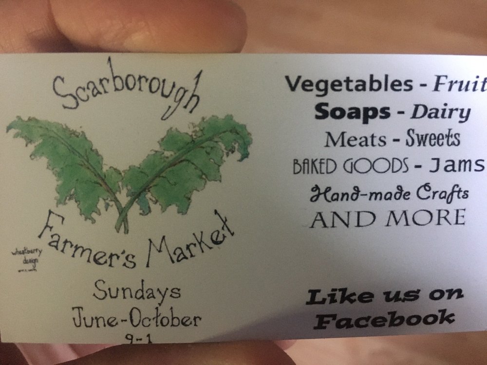 SCARBOROUGH FARMER’S MARKET Updated September 2024 259 US1