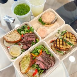 Grilled Mediterranean Steak Salad