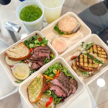 Tender Greens - Mediterranean Steak Salads, Chicken Pesto Sandwich, Tender Burger, The Greens Green Juice, Mint Lemonade - New American Near Me - San Diego, California Tender Greens - Mediterranean Steak Salads, Chicken Pesto Sandwich, Tender Burger, The Greens Green Juice, Mint Lemonade - New American Near Me - San Diego, California